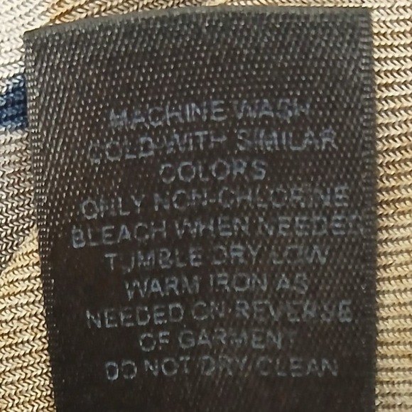 Travelers by Chicos Tunic Top Womens 3 XL Blue Brown Geometric Mixed Print - Picture 6 of 7